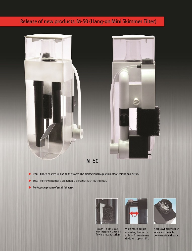 Hang-on Mini Skimmer Filter M-50